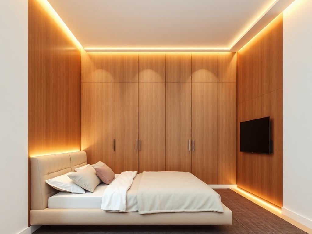 Chambre meublée avec soin