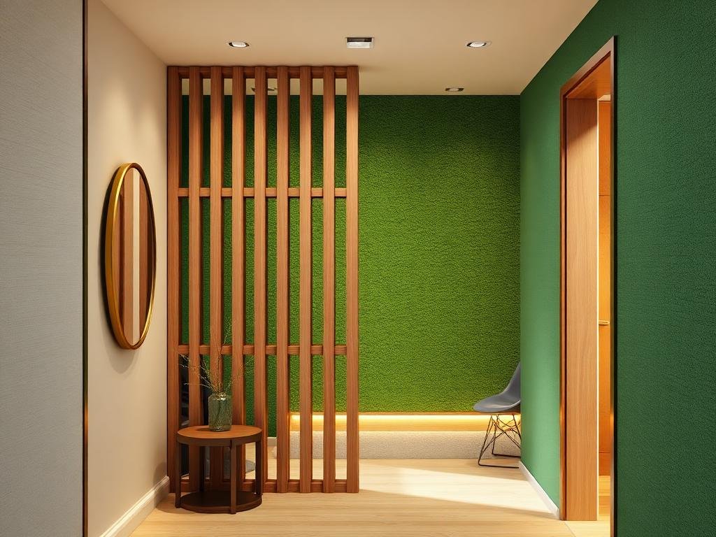Entrée design d'un logement Zen Loc