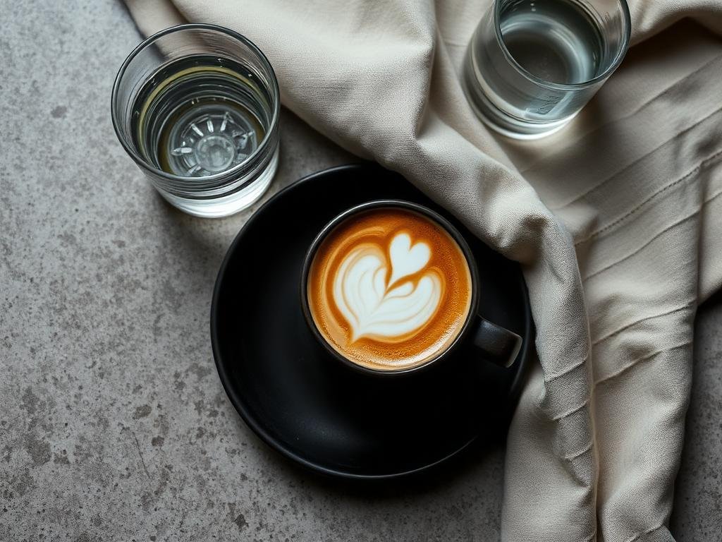 Pause café d'un locataire en déplacement professionnel